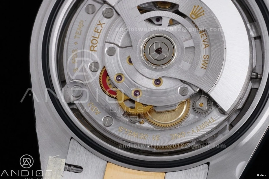 1:1 YG Marker Power Gray Bracelet Reserve) Clean (72 Dial Steel on Edition SS SH3235 Oyster Roman Green 126333 904L 41 Best DateJust Hours 0320